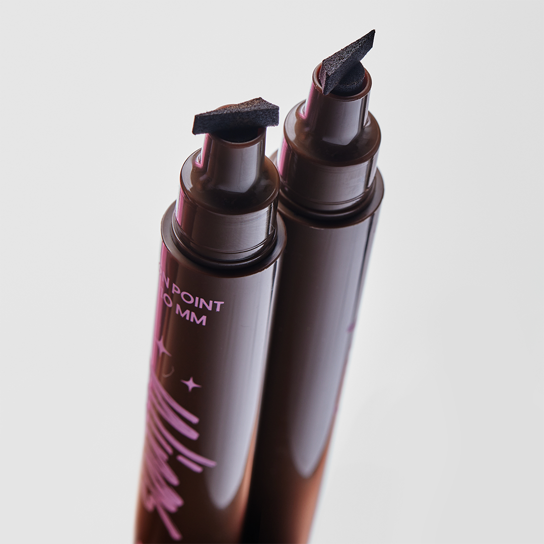 Kit delineador Wings Eyeliner Stamps /3 tamaños – Café Chocolate